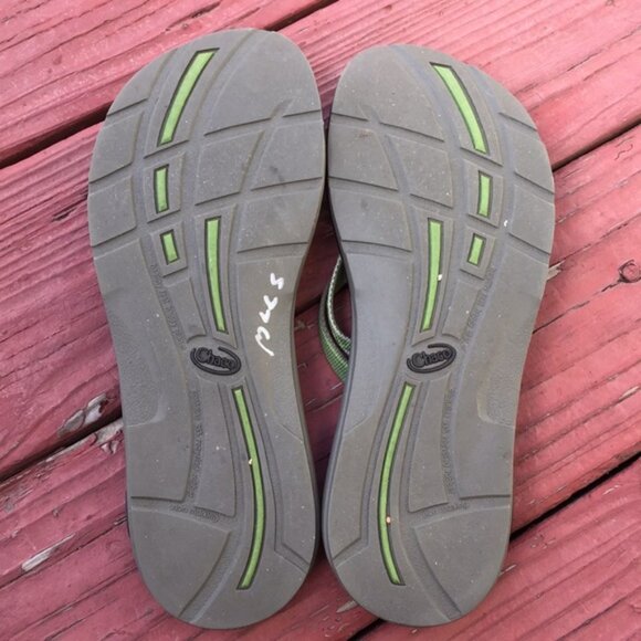 Green Chaco Flip Flops - Picture 3 of 3